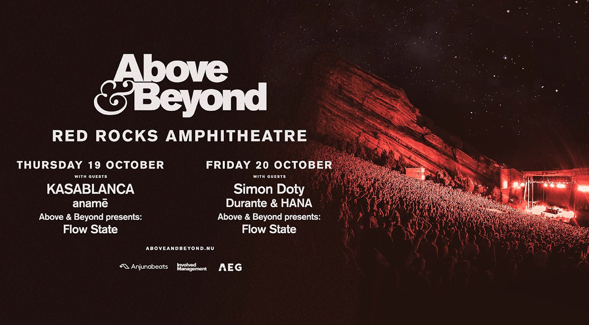 Above & Beyond Red Rocks 2023 Lineup