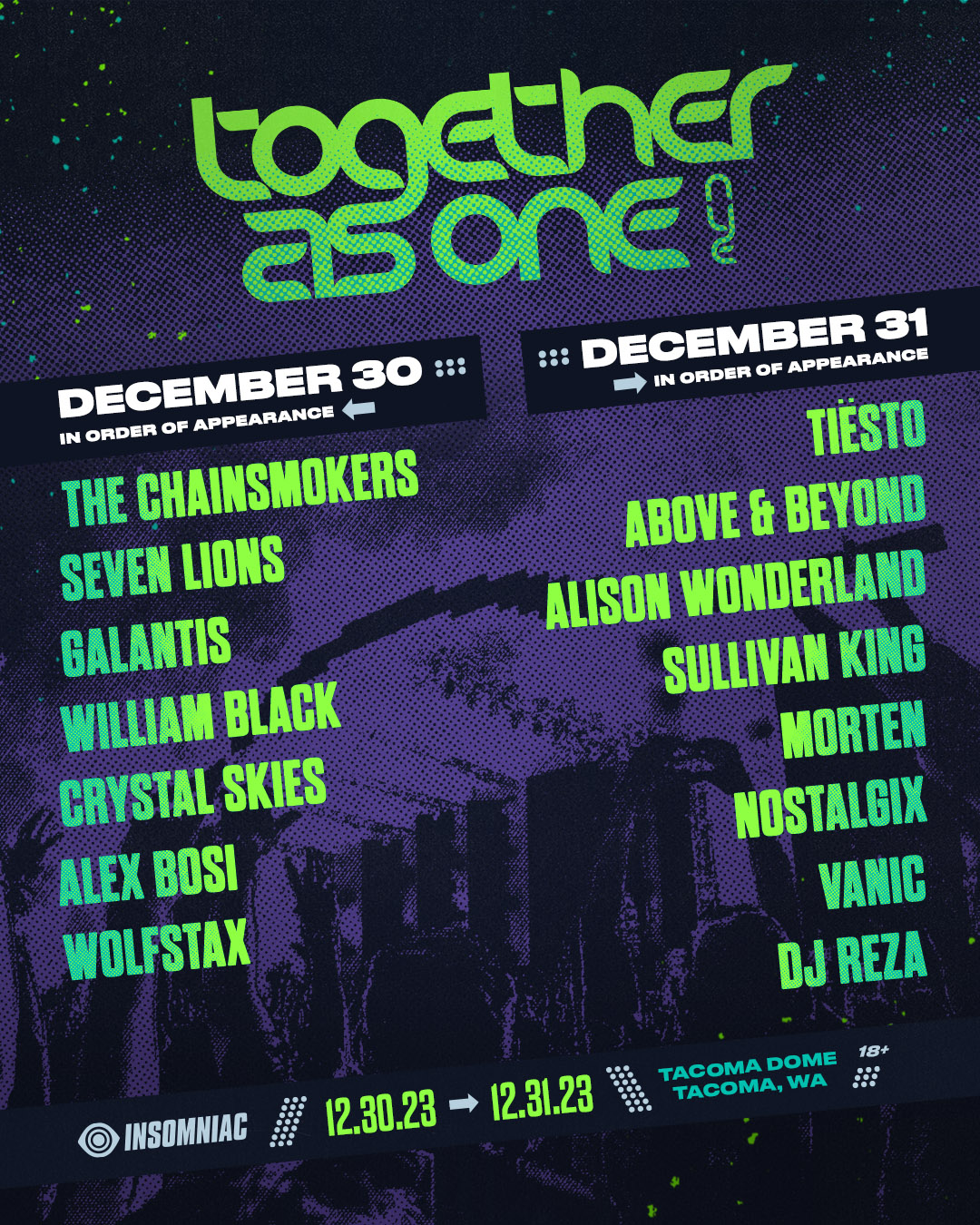 Insomniac's 'Together As One NYE' at Dome Includes Alison