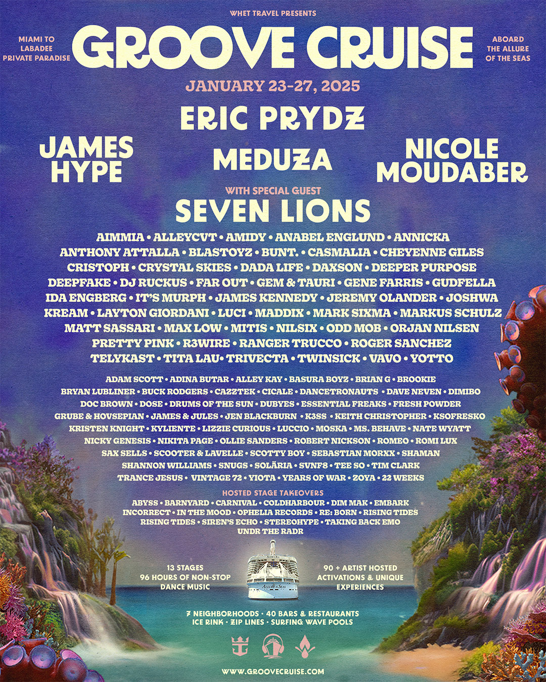 Groove Cruise 2025 Lineup