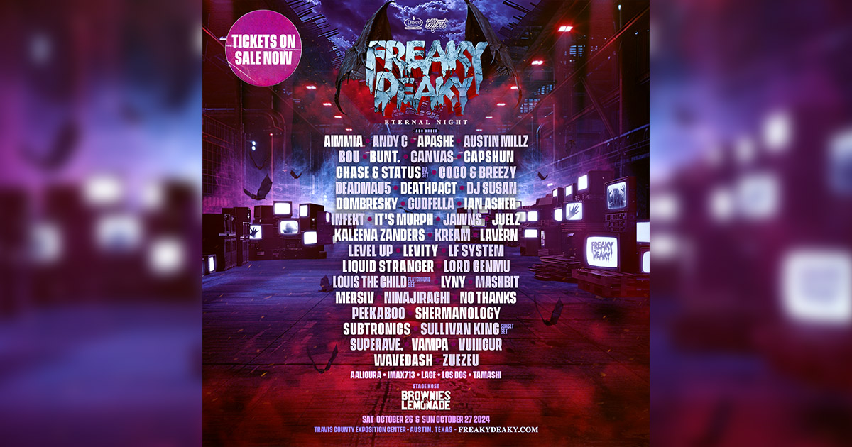 Freaky Deaky 2024 "Eternal Night" Line Up & OnSale Announced